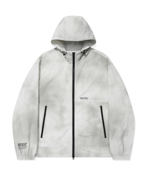 セール】ライトフードウィンドブレーカー パターン（ナイロン