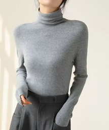 VIBGYOR | 【EIZZ/アイズ】ハイゲージ タートルネック タイトフィット ニット(ニット/セーター)