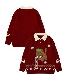 HOOK（フック）の「HOOK -select- アニマルジャカードニットプルオーバー（ニット/セーター）」