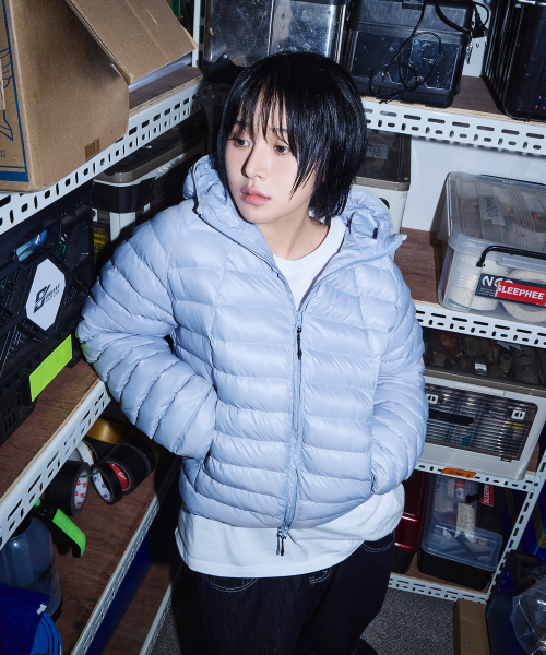 SCALLYWAG（スカリーワグ）の「Lightweight padded hooded jacket [Sky Blue]（ダウンジャケット/コート・レディース・その他・LARGE/MEDIUM）」の2枚目の写真