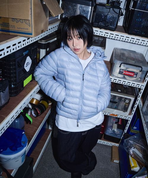 SCALLYWAG（スカリーワグ）の「Lightweight padded hooded jacket [Sky Blue]（ダウンジャケット/コート・レディース・その他・LARGE/MEDIUM）」の3枚目の写真