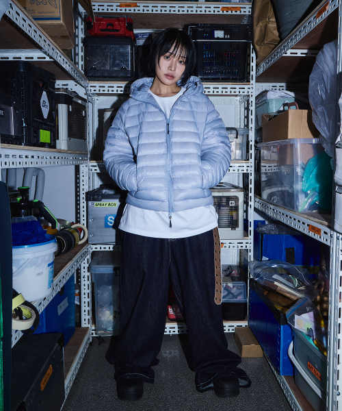 SCALLYWAG（スカリーワグ）の「Lightweight padded hooded jacket [Sky Blue]（ダウンジャケット/コート・レディース・その他・LARGE/MEDIUM）」の5枚目の写真