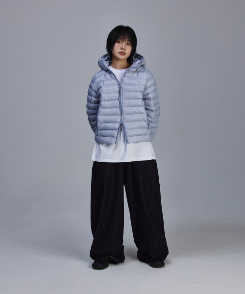 SCALLYWAG（スカリーワグ）の「Lightweight padded hooded jacket [Sky Blue]（ダウンジャケット/コート・レディース・その他・LARGE/MEDIUM）」の6枚目の写真