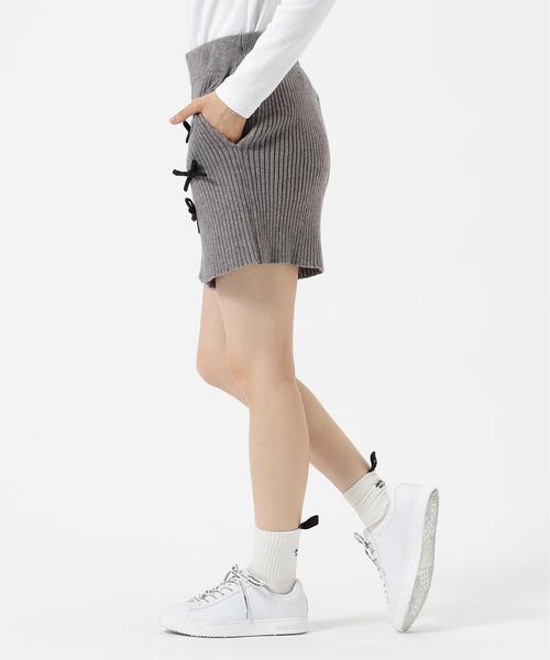 Jack Bunny!!（ジャックバニー）の「7G2PLY袋編み リボン付きニットショートパンツ（その他パンツ・レディース・グレー/ブラック・LARGE/MEDIUM/SMALL）」の20枚目の写真