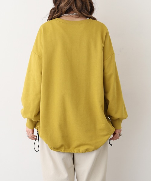 Quelle Chance(ケルシャンス)の「猫ツィード長袖 プルオーバー(Tシャツ/カットソー・レディース・チャコールグレー/グリーン/マスタード・M/L)」の18枚目の写真