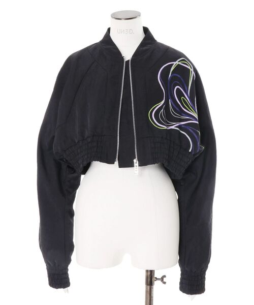 UN3D.（アンスリード）の「STRATUM LINE BZ / ストレイタムラインブルゾン（ブルゾン・レディース・ブラック/グレー・36/38）」の16枚目の写真