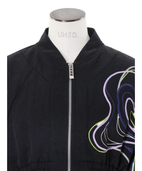 UN3D.（アンスリード）の「STRATUM LINE BZ / ストレイタムラインブルゾン（ブルゾン・レディース・ブラック/グレー・36/38）」の8枚目の写真