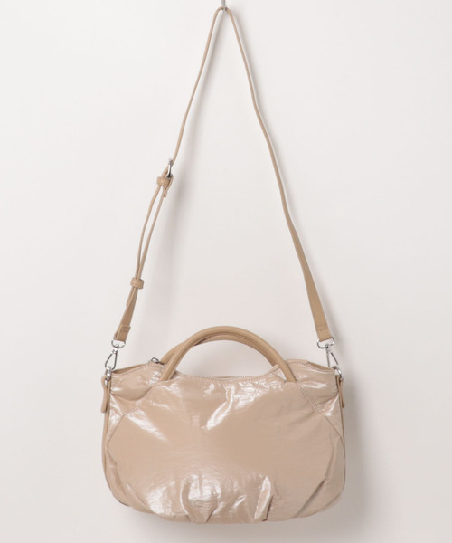 cache cache(カシュ カシュ)の「カシュカシュ cachechche / ソフトメタリック2wayミニトート(トートバッグ・レディース・ベージュ/ブロンズ/ブラック/シルバー・FREE)」の21枚目の写真