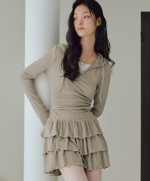 ZEROPLANET（ゼロプラネット）の「エバレイヤードチュチュワンピース[モカ]（ワンピース・レディース・その他・SMALL/MEDIUM）」の2枚目の写真