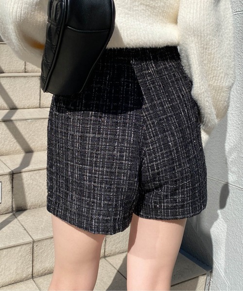 INGNI（イング）の「ツイードショートパンツ（その他パンツ・レディース・ホワイト系その他5/ブラック系その他2・FREE）」の5枚目の写真