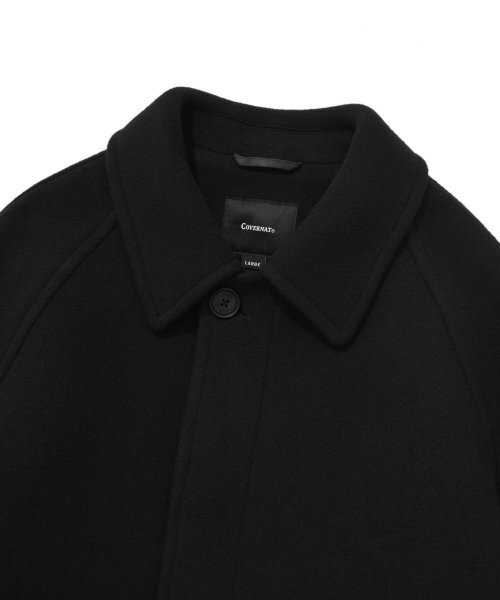 COVERNAT(カバーナット)の「ウールバルマカンコート ブラック(チェスターコート・レディース・その他・SMALL/X-LARGE/LARGE)」の4枚目の写真