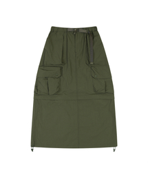 2WAY UTILITY CARGO POCKET SKIRT OLIVE_FQ2KS63F