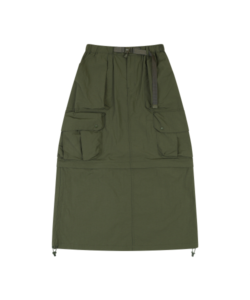 PENFIELD（ペンフィールド）の「2WAY UTILITY CARGO POCKET SKIRT OLIVE_FQ2KS63F（スカート・レディース・オリーブ・MEDIUM/SMALL）」の2枚目の写真