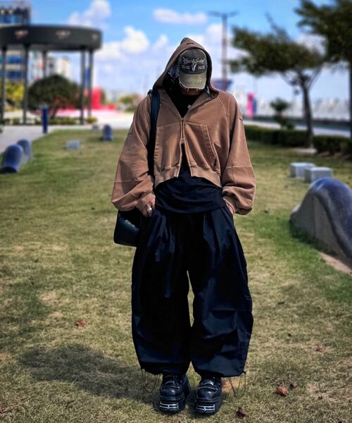 THE MILE（ザマイル）の「ML NYLON WIDE BALLON STRING PANT [BEIGE]（スウェットパンツ・メンズ・その他・LARGE/MEDIUM/SMALL）」の17枚目の写真