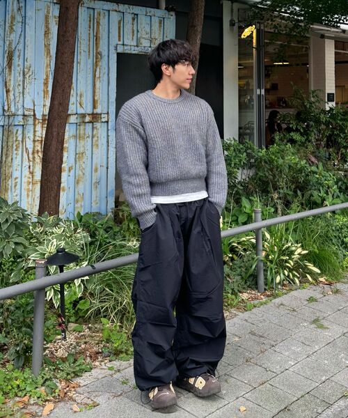 THE MILE（ザマイル）の「ML NYLON WIDE BALLON STRING PANT [BEIGE]（スウェットパンツ・メンズ・その他・LARGE/MEDIUM/SMALL）」の21枚目の写真