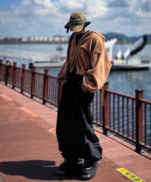 THE MILE（ザマイル）の「ML NYLON WIDE BALLON STRING PANT [BEIGE]（スウェットパンツ・メンズ・その他・LARGE/MEDIUM/SMALL）」の22枚目の写真