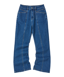 W BOOTSCUT PANTS [BLUE]