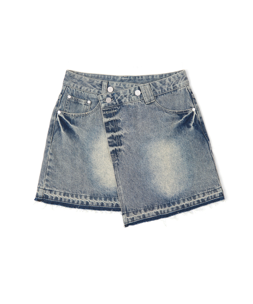 DECET WOMEN(デケット ウーマン)の「ラップスカート DCSK005Lブルー(スカート・レディース・その他・X-SMALL/SMALL/MEDIUM)」の7枚目の写真