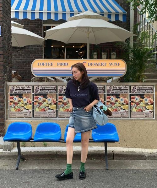 DECET WOMEN(デケット ウーマン)の「ラップスカート DCSK005Lブルー(スカート・レディース・その他・X-SMALL/SMALL/MEDIUM)」の12枚目の写真