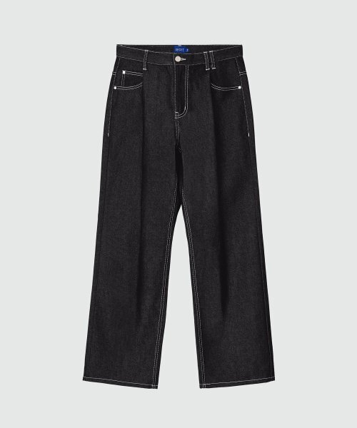 DECET(デケト)の「Deep Pleats Wide Jeans DCPT030CPBlack(デニムパンツ・レディース・その他・34/32/30/26/28)」の10枚目の写真