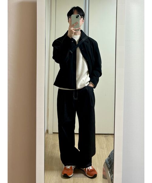 DECET(デケト)の「Deep Pleats Wide Jeans DCPT030CPBlack(デニムパンツ・レディース・その他・34/32/30/26/28)」の19枚目の写真
