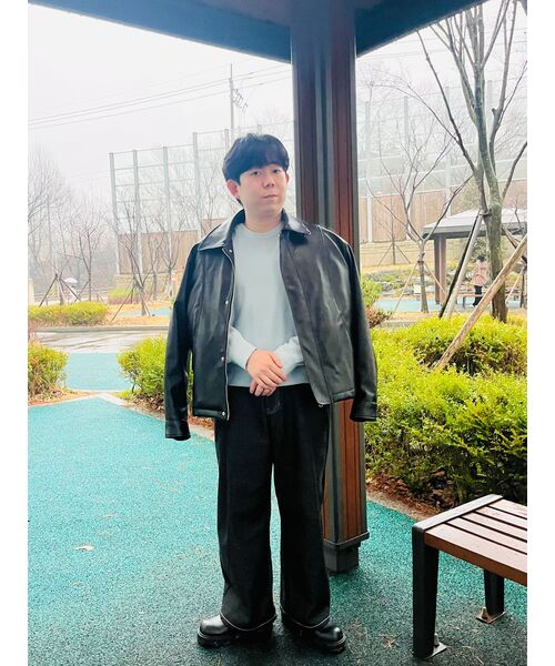 DECET(デケト)の「Deep Pleats Wide Jeans DCPT030CPBlack(デニムパンツ・レディース・その他・34/32/30/26/28)」の22枚目の写真