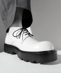 WTRD1114-1 Swan 4 Hole Derby Shoes White [250~290MM]