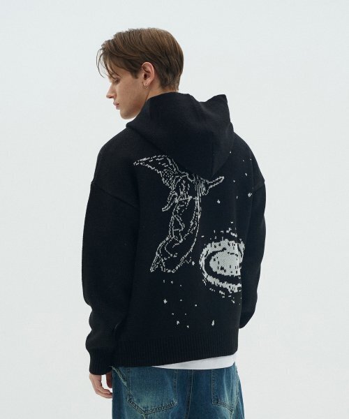 BLOND9(ブロンドナイン)の「ガブリエルジャカードニットフードジップアップ(パーカー・メンズ・その他・LARGE/MEDIUM/SMALL/X-LARGE)」の2枚目の写真