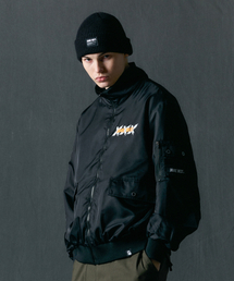 JAMIE WEST（ジェイミーウエスト）の「JWGC スタンドカラーウィンドブレーカー (ブラック)（ナイロンジャケット）」