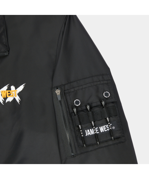 JAMIE WEST(ジェイミーウエスト)の「JWGC スタンドカラーウィンドブレーカー (ブラック)(ナイロンジャケット・レディース・その他・LARGE/X-LARGE/MEDIUM)」の9枚目の写真