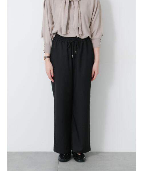 Te chichi TERRASSE(テチチテラス)の「【選べる着丈】ストレートイージーパンツ(その他パンツ・レディース・チャコールグレー/ブラック/イエロー/ベージュ/ブラウン・フリー(S)/フリー(M))」の13枚目の写真