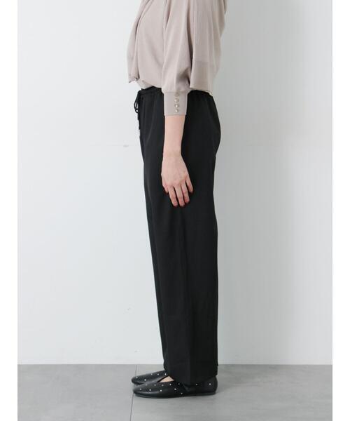 Te chichi TERRASSE(テチチテラス)の「【選べる着丈】ストレートイージーパンツ(その他パンツ・レディース・チャコールグレー/ブラック/イエロー/ベージュ/ブラウン・フリー(S)/フリー(M))」の14枚目の写真