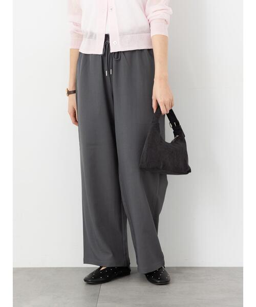 Te chichi TERRASSE(テチチテラス)の「【選べる着丈】ストレートイージーパンツ(その他パンツ・レディース・チャコールグレー/ブラック/イエロー/ベージュ/ブラウン・フリー(S)/フリー(M))」の18枚目の写真