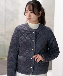 STRAWBERRY-FIELDS | ベロアキルトジャケット(その他アウター)