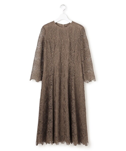 23区（ニジュウサンク）の「【APPLAUDIR】Brocheリボンブーケレース ドレス（ドレス・レディース・ネイビー系・44）」の10枚目の写真