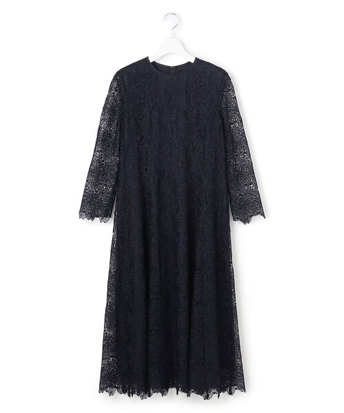 23区（ニジュウサンク）の「【APPLAUDIR】Brocheリボンブーケレース ドレス（ドレス・レディース・ネイビー系・44）」の11枚目の写真