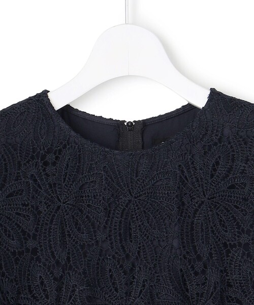 23区（ニジュウサンク）の「【APPLAUDIR】Brocheリボンブーケレース ドレス（ドレス・レディース・ネイビー系・44）」の13枚目の写真