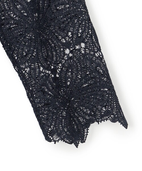 23区（ニジュウサンク）の「【APPLAUDIR】Brocheリボンブーケレース ドレス（ドレス・レディース・ネイビー系・44）」の14枚目の写真