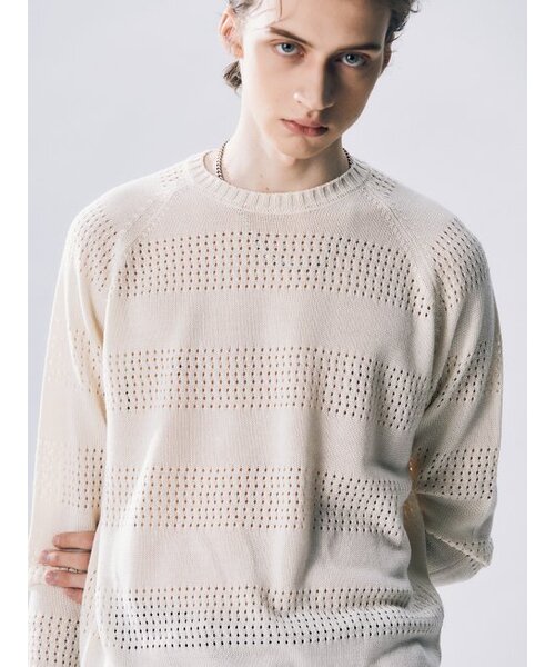 EDWARDMAX(エドワードマックス)の「モリナ 長袖ニットウェアクリーム(ニット/セーター・メンズ・その他・LARGE/MEDIUM/X-LARGE)」の4枚目の写真