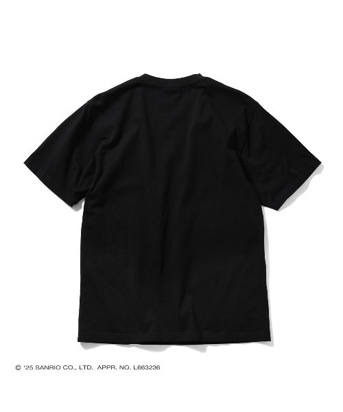 sanrio（サンリオ）の「サンリオキャラクターズ × ホームゲーム [HOMEGAME] - クロミ 半袖 Tシャツ [KUROMI HG COLOR TEE BLACK HG2501105]（Tシャツ/カットソー・レディース・ブラック・LARGE/MEDIUM/SMALL/X-LARGE）」の4枚目の写真