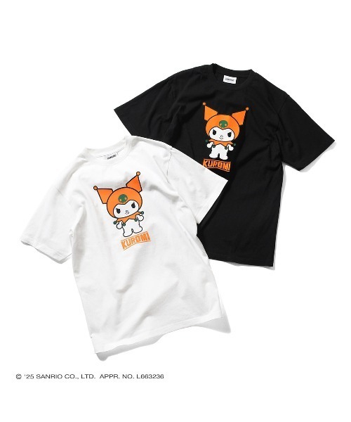 sanrio（サンリオ）の「サンリオキャラクターズ × ホームゲーム [HOMEGAME] - クロミ 半袖 Tシャツ [KUROMI HG COLOR TEE BLACK HG2501105]（Tシャツ/カットソー・レディース・ブラック・LARGE/MEDIUM/SMALL/X-LARGE）」の5枚目の写真