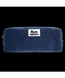 KIMHACHAN（キムハチャン）の「Corduroy Label Pencil Case Pencil Pouch - Navy（ステーショナリー）」