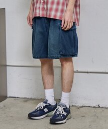BALLUTE（バリュート）の「BERMUDA BIG CARGO SHORTS (INDIGO WASHED)（その他パンツ）」