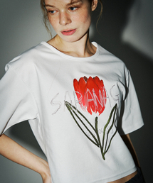SE0526-CROP T-SHIRT(white)