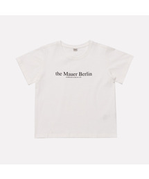 マウアーポイント ロゴ クロップ Tシャツ (ホワイト)