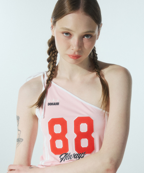 OOH-AHH(ウーアー)の「88メッシュトップ(ピンク)(Tシャツ/カットソー・レディース・その他・FREE)」の3枚目の写真