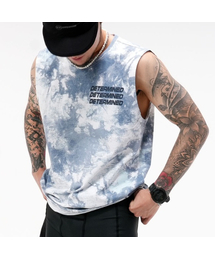 DETERMINED（ディターミンド）の「[ソロナ]タイダイアーバンシングレット_スカイ（Tシャツ/カットソー）」