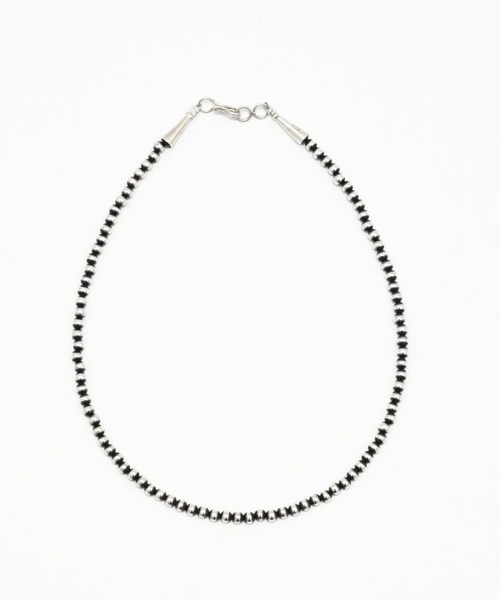 ERICKA NICOLAS BEGAY(エリッカ ニコラス ビゲイ)の「【ERICKA NICOLAS BEGAY】 NAVAJO PEARL NECKLACE / 4-40(ネックレス・メンズ・シルバー系2/シルバー系1・40)」の1枚目の写真