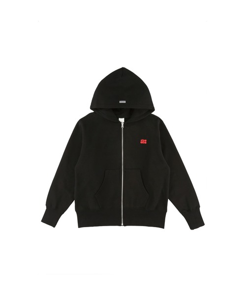 ALEXIA STAM（アリシアスタン）の「Wellness Contrast Logo Zip Up Hoodie /ウェルネス ジップアップパーカー（パーカー・レディース・グレー/ブラック・FREE）」の12枚目の写真