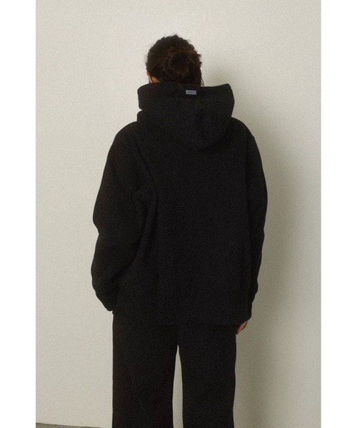 ALEXIA STAM（アリシアスタン）の「Wellness Contrast Logo Zip Up Hoodie /ウェルネス ジップアップパーカー（パーカー・レディース・グレー/ブラック・FREE）」の6枚目の写真